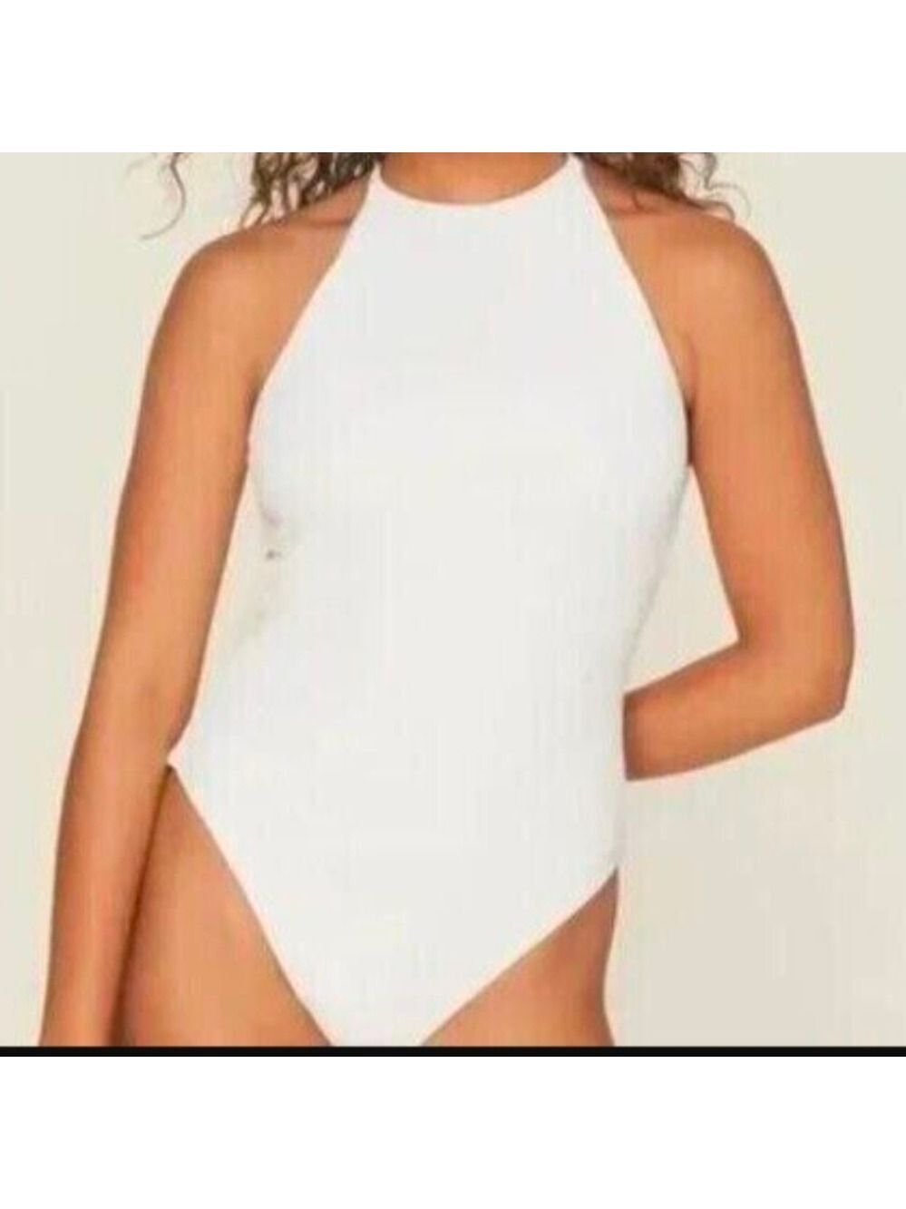 Andie Coco Asbury Ribbed One Piece slswimsuit Size XL
